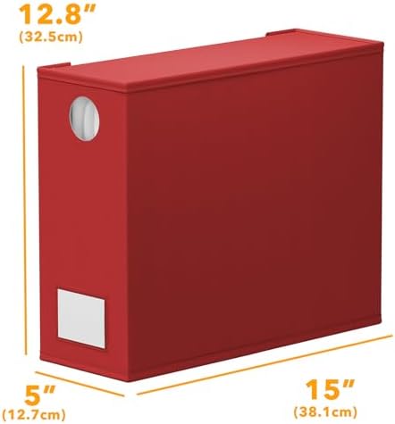SpaceAid 9 Pack Bed Sheet Organizers and Storage, Foldable Sheet Organizer with Window for Linen Closet, Set Folder Keeper for Queen & King Size Bedding Storage (Red) - Image 7