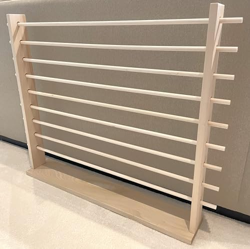 Desktop Station for the Storage and Dispensing of Gift Wrapping Paper, Ribbons, Cellophane, Vinyl Rolls, Paper, Maps Etc. Holds 9 Rows. Designed for 30” rolls. - Image 3