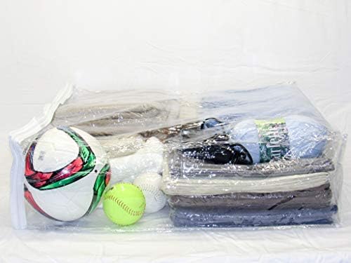 10-Pack Clear Vinyl Zippered Storage Bags 24 x 27 x 7 Inch for Comforters and Bedding Sets - Image 5