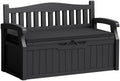 Flamaker 80 Gallon Storage Bench with Cushion, Waterproof, All-Weather by Flamaker