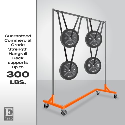 Econoco Economy Z-Rack, Collapsible, Orange, 64" L x 24" W x 70" H - Image 7