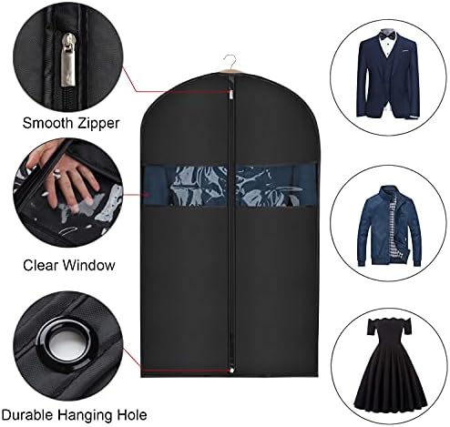 Univivi Suit Cover Bag Garment Bag for Closet Storage, 43 Inch, Set of 16 - Image 3