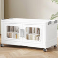 BROVIEW 150 Qt Extra Large Stackable Storage Bin with Lids, 1 Pack White by BROVIEW-EnjoytheArtofLife