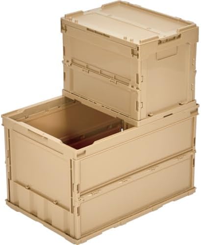 TRUSCO TR-SC20-LS Alpha Folding Container with Lid, 6.3 gal (20 L), LS Color, Storage Box - Image 3