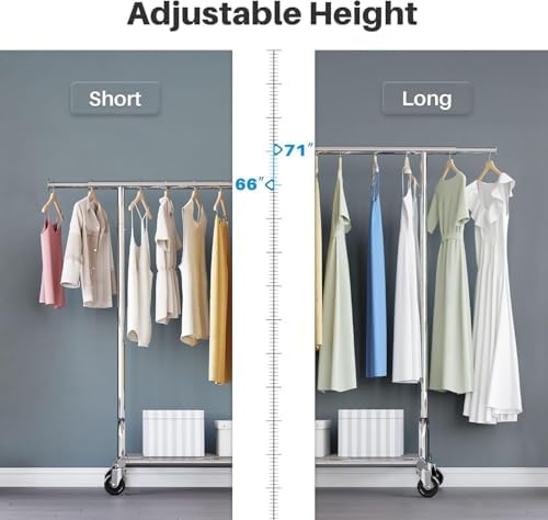 HOKEEPER Clothing Garment Rack Capacity 525LBS Collapsible Clothes Rack - Image 5
