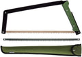 AGAWA - BOREAL24 Tripper Kit - Includes 24" Folding Saw, Nylon Carrying Case, 24" All-Purpose & 24" Aggressive Blade - For Camping, Hiking & Survival Gear (Black Frame/Green Handle) by AgawaGear