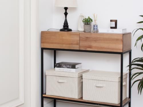 StorageWorks Fabric Storage Bins with Lids, Closet Storage Bins - Image 5