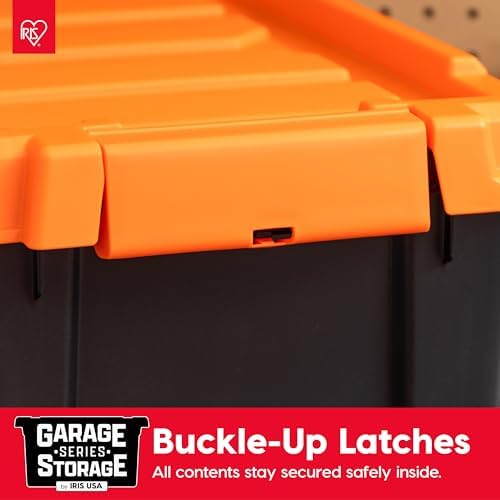 IRIS USA Lockable Storage Bins with Lids, 20 Gallon Heavy Duty, 2 Pack - Image 5
