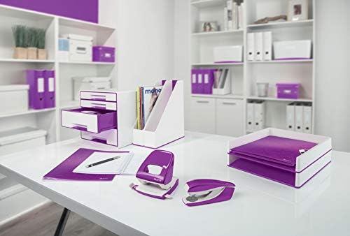 Leitz Storage Box with Lid, Purple, 38.5 x 31.8 x 19.8 cm - Image 6