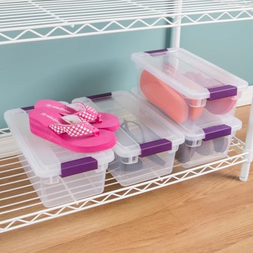 Sterilite 36-Pack ClearView Latch Box, Stackable Storage Organizer Bins for Home, 6 Quart - Image 6