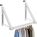 HOLDN’ STORAGE Over The Door Hanger Rack Foldable, White by HOLDN%E2%80%99STORAGE