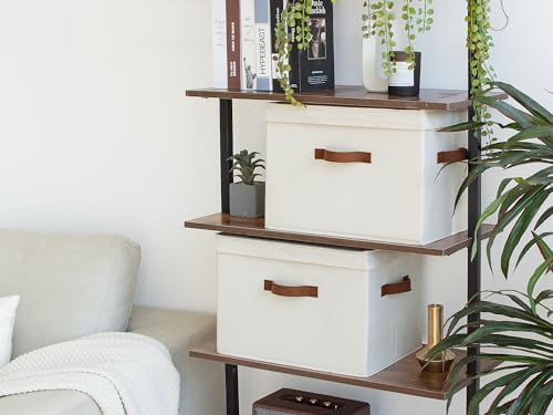 StorageWorks Fabric Storage Bins with Lids, Closet Storage Bins - Image 6