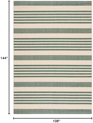 SAFAVIEH Courtyard Outdoor Area Rug 9x12, Large Beige CY6062-322 - Image 2