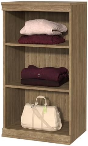 ClosetMaid Modular Storage Stackable 3-Shelf Unit, Sand - Image 4