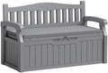 Flamaker 80 Gallon Storage Bench with Cushion, Waterproof, All-Weather by Flamaker
