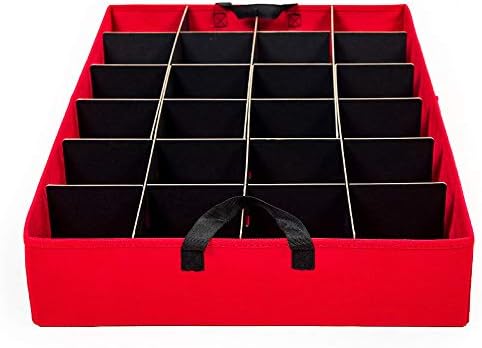 Santa's Bags Christmas Ornament Storage Box, 48 (4") Ornaments - Image 5