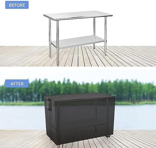 Outdoor Prep Table Cover/Stainless Steel Table Cover, 72x20x55 Inch - Image 6