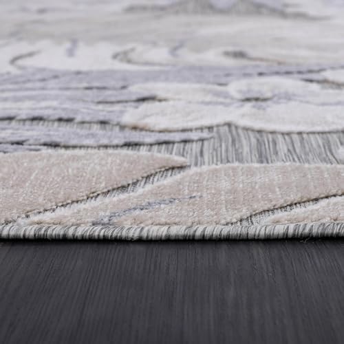 Luul Home Floral Indoor Outdoor Runner Rugs 2x7 Entryway Rug, Kitchen, Hallway Rug Washable Stain Resistant Outside Carpet Beige 2 x 7 - Image 5