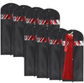 Univivi Garment Bag Suit Bags for Closet Storage, Black, 60 Inch, Set of 8 by Univivi