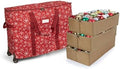 Covermates Rolling Adjustable Ornament Storage Bag, 25.5"W x 13"D x 18.5"H by Covermates