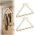 Fodeuxp Over the Door Hanger Organizer, Home Storage Hooks, Beige, 2 Pcs by Fodeuxp