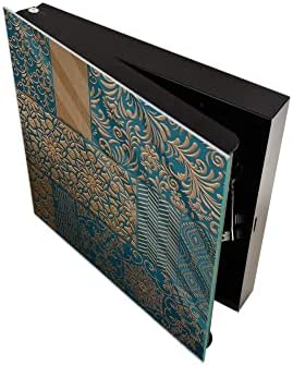Concept Crystal 50 Keys Cabinet with Decorative Front Panel and Glass White Board KN06: Textures and Tiles 2 Series - Image 3
