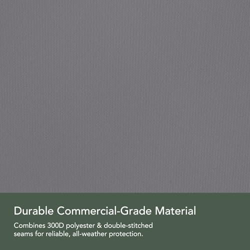 Covermates Elite Rect. Table Cover – 300D Polyester, 60Wx36Dx25H, Charcoal - Image 7