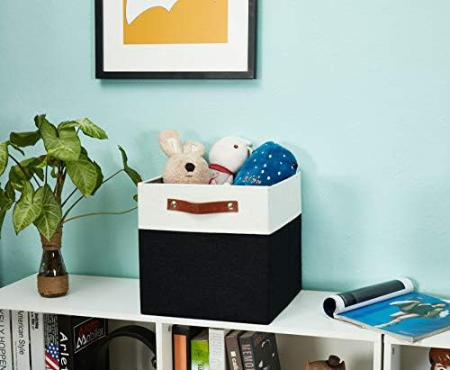 DECOMOMO Fabric Cube Storage Bins, Storage Baskets for Shelves 4 Pack - Image 5