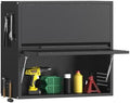 2 Door Garage Wall Cabinet with Up-Flip Door, 25.6" H Metal Wall Cabinet by MetalCabinet