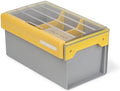 Plano EDGE Premium Plastics and Bulk Tackle Utility Box, Clear and Yellow, Rust-Resistant, Waterproof Bulk Premium Storage Organizer for Plastic Tackle by PLANO%C2%AEOutdoors