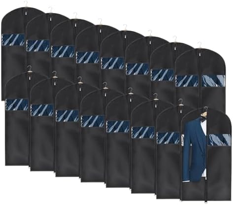 Univivi Suit Cover Bag Garment Bag for Closet Storage, 43 Inch, Set of 16 by Univivi