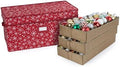 Covermates Adjustable Ornament Storage Box, 25.5" W x 13" D x 12.5" H by Covermates