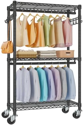 VIPEK R2 Medium Clothes Rack for Hanging Clothes Rolling Portable Closet by VIPEK