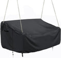 Porch Swing Cover Waterproof Outdoor Hanging Swing Cover Tear resistant All WeatherProof Patio Furniture Covers (Black, 85x45x(32-24)inch) (85x45x(32-24)inch) by Unknown