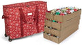 Covermates Rolling Adjustable Ornament Storage Bag, 25.5"W x 13"D x 18.5"H by Covermates