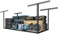 FLEXIMOUNTS 3x6 Overhead Garage Ceiling Storage Rack Adjustable, Hammertone by FLEXIMOUNTS