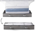 TAILI Under Bed Vacuum Storage Bags for Comforters and Blankets, Save 80% Space, Large Capacity Foldable Under Bed Storage Box for Quilts Pillow Blankets Linen, 41" x 17.7" x 6", Jumbo Vacuum Seal by TAILI