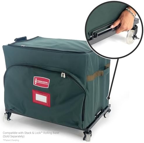 Christmas Ornament Storage Box, 72 (4") Ornaments Plus Extra Top Pocket - Image 4