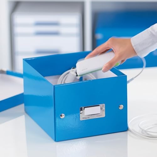 Leitz A5 Storage Box, Click and Store Range 60430001 - Small, Blue Storage Box A5 - Image 2