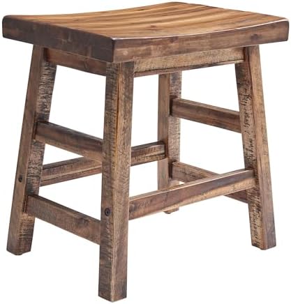 Alaterre Furniture Durango Rustic Barstool, Natural, 20 Inch by AlaterreFurniture