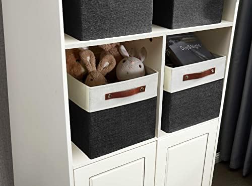 DECOMOMO Kallax Storage Cubes, Storage Baskets for Shelves 4-Pack - Image 5