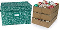 Covermates Adjustable Ornament Storage Box, 19.25" W x 13" D x 12.5" H by Covermates