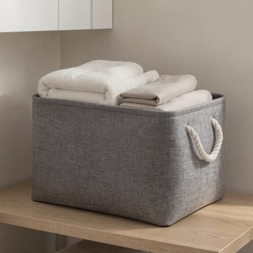 15x11x10 In Foldable Fabric Large Storage Bins with Handle 6 Pack - Image 6