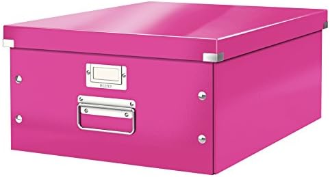 Leitz A5 Storage Box, Click and Store Range 60430001 - Small, White Storage Box A3 by Leitz