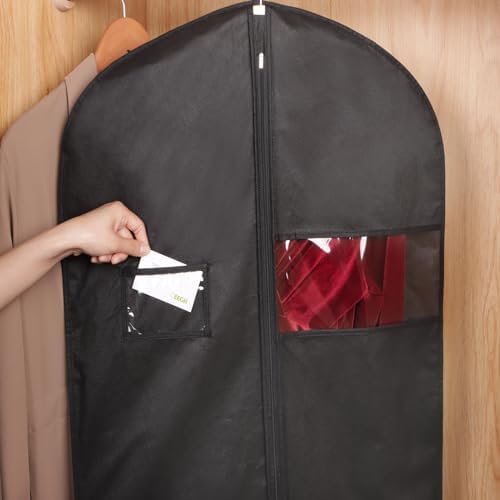 KEEGH 60 inch Dress Bags for Gowns Long (Set of 10) Black - Image 5