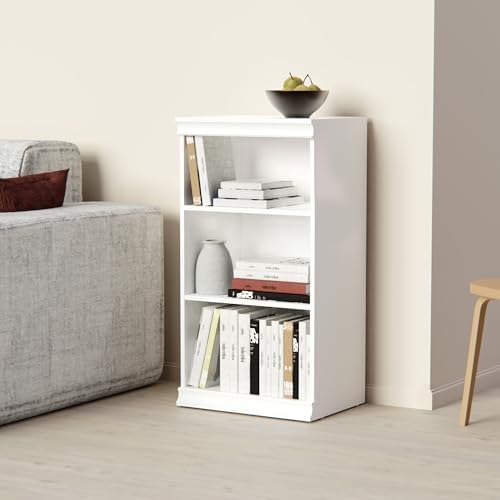 ClosetMaid Modular Storage Shelf Unit with 3 Shelves, White - Image 2