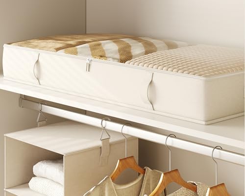 Side-Supported Under Bed Storage Containers, 8 Inch 80L Clothes Storage Bin - Image 6
