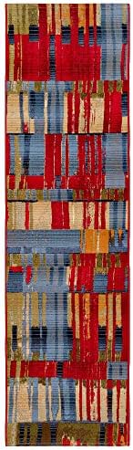 Liora Manne Marina Indoor Outdoor Rug - Multicolored Designs, Comfortable & Durable, Power Loomed, Polypropylene Material, UV Stabilized, Paintbox, 1'11" x 7'6" - Image 4