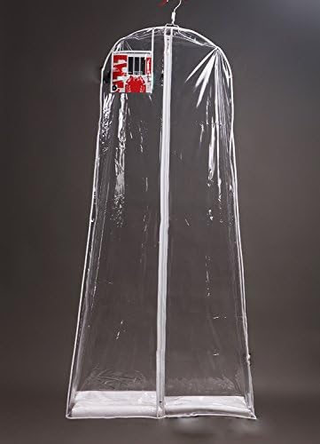 AliceHouse Large&X-Large Clear Breathable Wedding Gown Dress Garment Bag Hanging and Carrying Portable Cover Bags Set of 5 FCZ14 - Image 2
