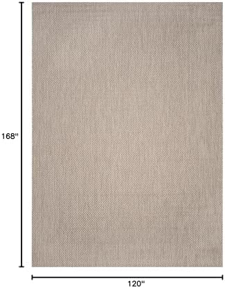 SAFAVIEH Courtyard Outdoor Area Rug 10x14, X-Large Beige CY8521-36312 - Image 2